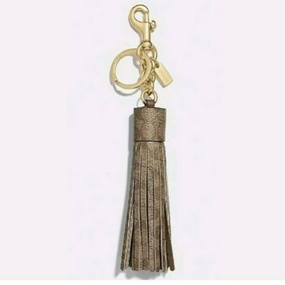 ✨ Authentic 5’ Inch Coach Tassel Charm ✨